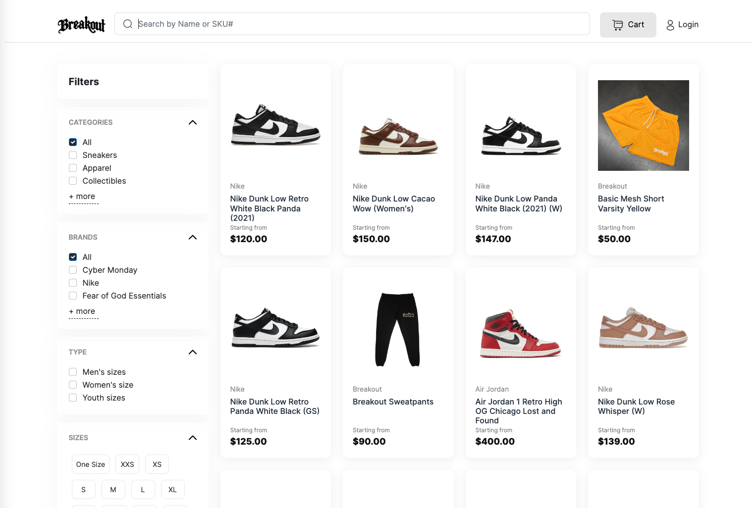 Breakout.LA (Ecommerce)